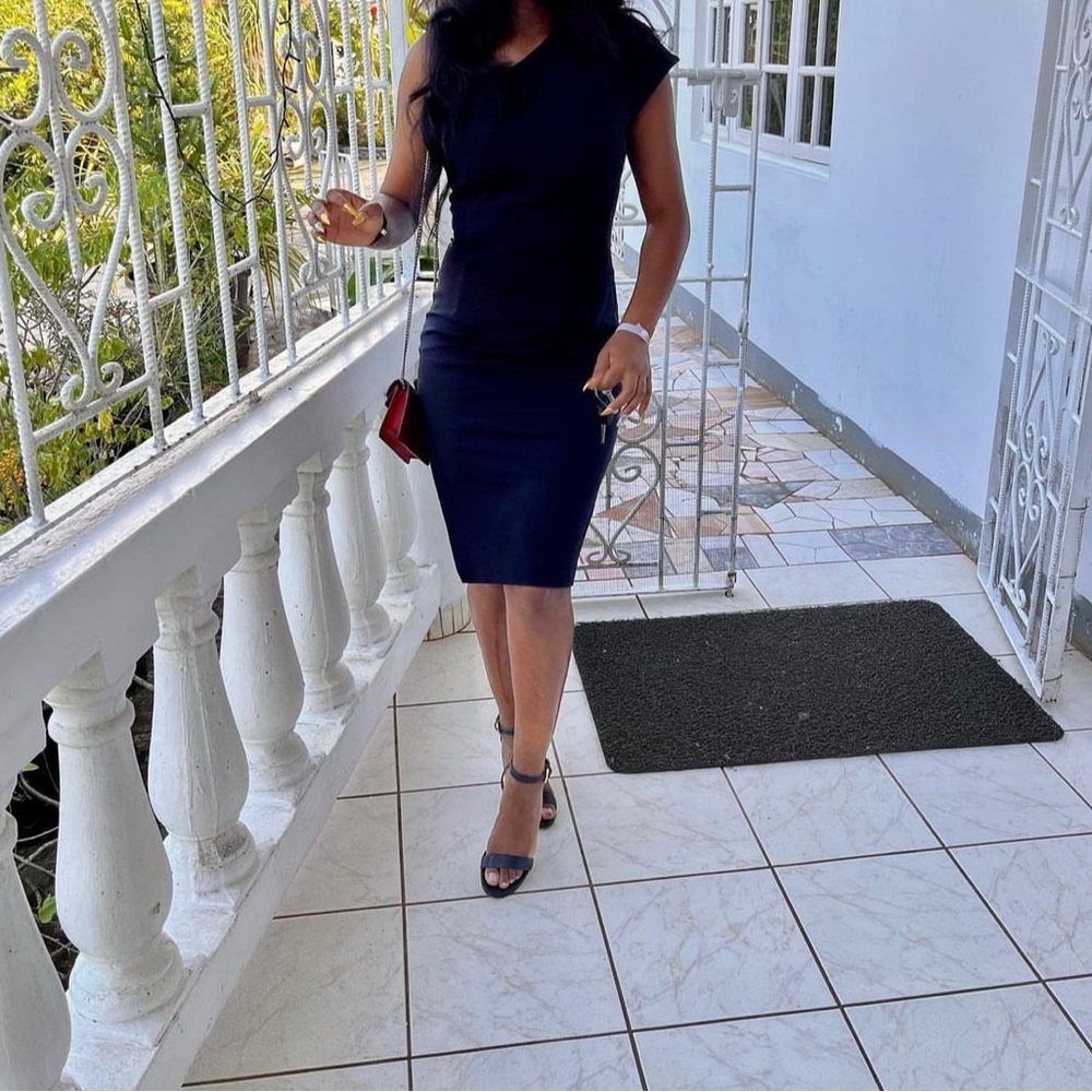 Navy blue Finders Keepers dress